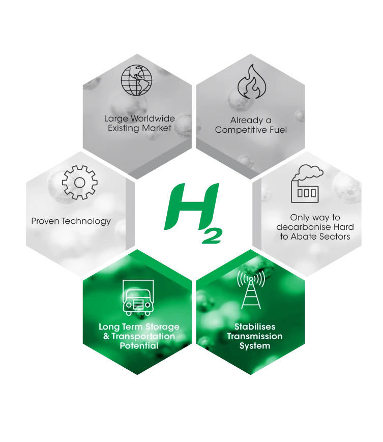 advantages of invest in HyFive green hydrogen projects