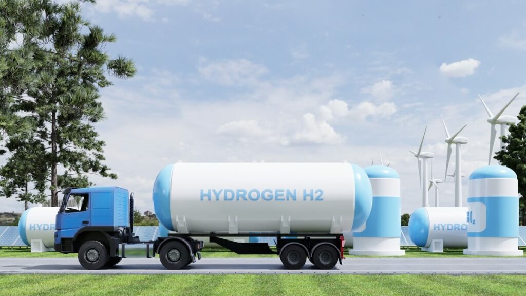transport of green hydrogen