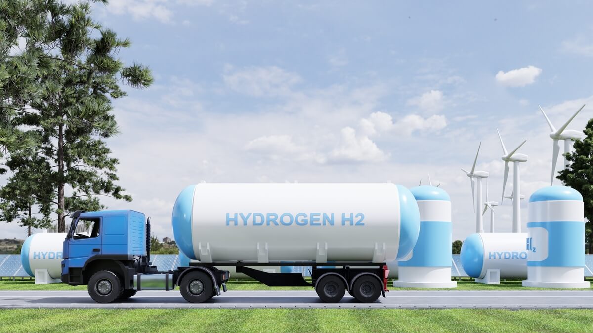 transport of green hydrogen